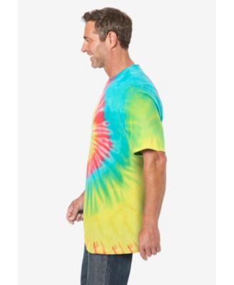 Tall Lightweight Tie-Dye Crewneck Tee