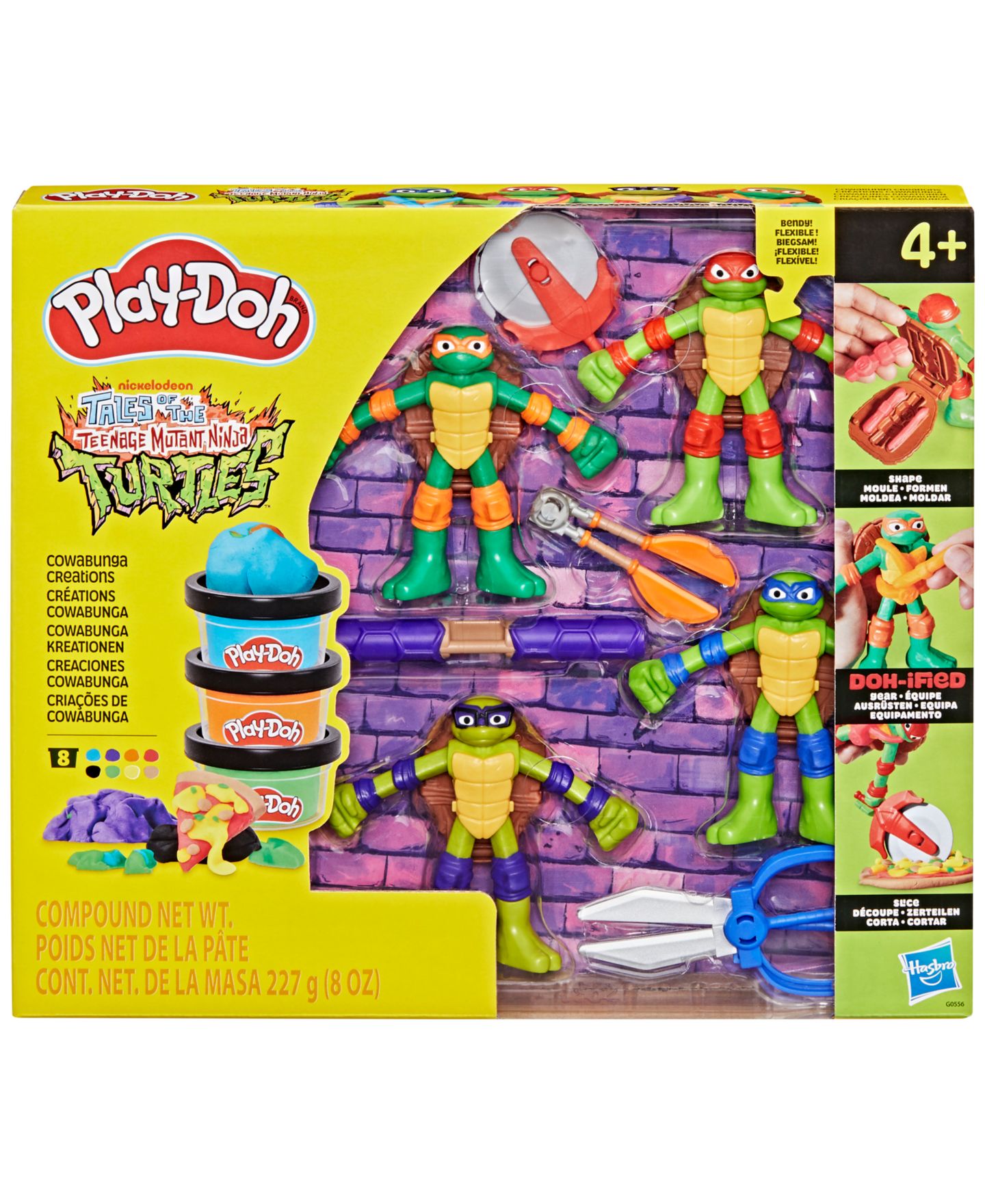 Детский игровой набор Play-Doh Teenage Mutant Ninja Turtles Cowabunga Creations Playset — фото 4