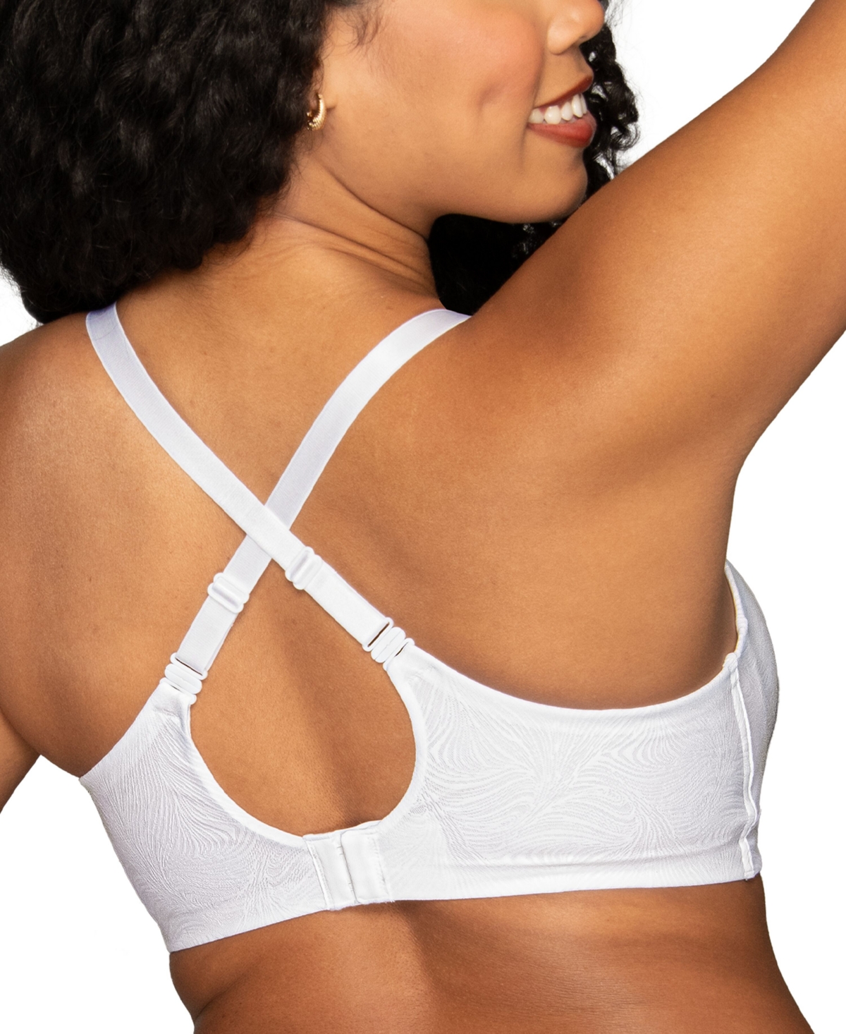 Vanity Fair Lingerie Effortless Simple Size Wire-free Bra, 72125 In White