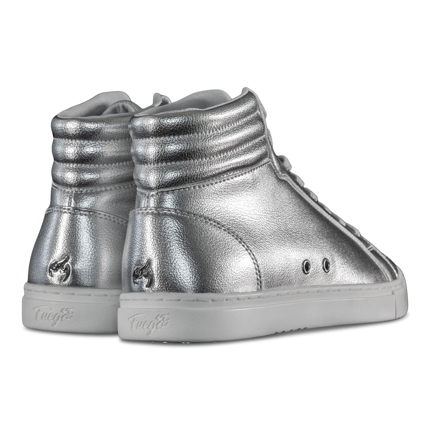 Женские кроссовки Fuego Silver High-top, цвет: Серебряный — фото 6