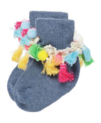 Pom-Pom-Palooza Girls Ankle Socks