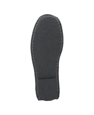 Dezi Hand-Painted Leather, Ombre Finish, Flower Accent, Cushioned Insole, Rubber Outsole – Round Toe Artisan Slip-On Flats