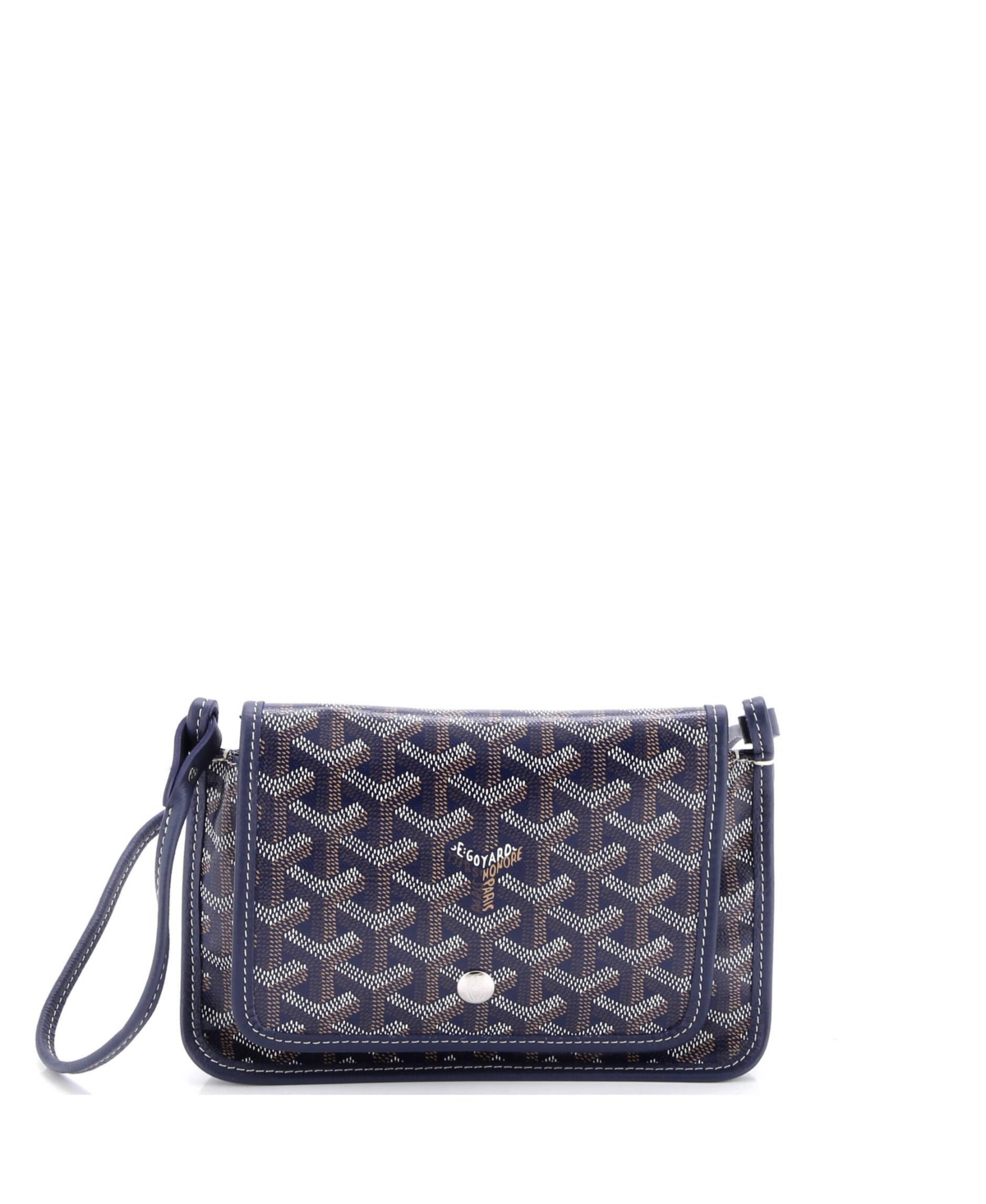 Pre-Owned Goyard Plumet Clutch Wallet Coated Canvas