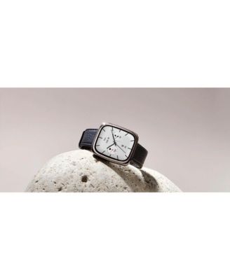 Active 2 (Square) Smart Watch with Sapphire Glass, Heart Rate Tracking & 10-Day Battery – Black Leather