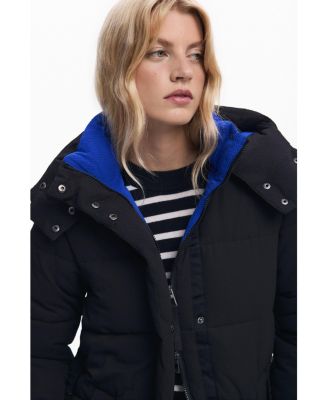 Women's Long padded coat with belt