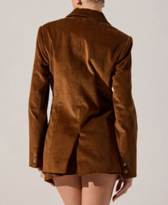 Women's Corduroy Boyfriend Blazer