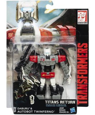 Twinferno with Daburu Deluxe Class  | Generations Titans Return