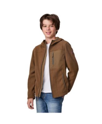 Boys' Brick Fleece Hoodie Jacket