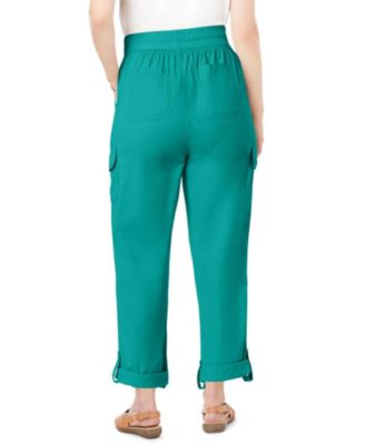 Women's Plus Size Convertible Length Cargo Pant/Capri