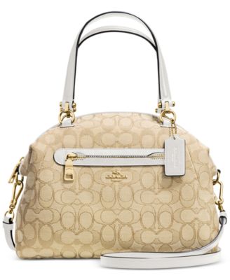 COACH PRAIRIE SATCHEL IN SIGNATURE CANVAS Macy s