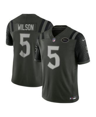 Nike - Men's Garrett Wilson Green New York Jets NFL Rivalry Limited Jersey