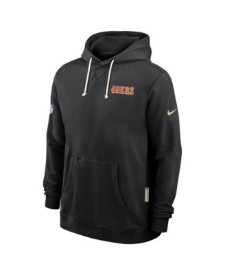 Nike Men's Black San Francisco 49ers 2025 NFL Rivalries Sideline Dri-Fit Hoodie