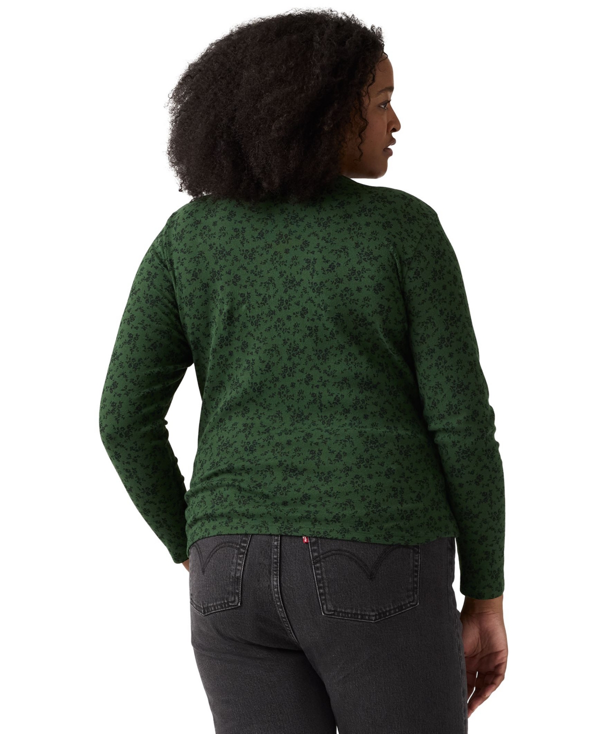 Levi's Plus Size Crewneck T-shirt In Green