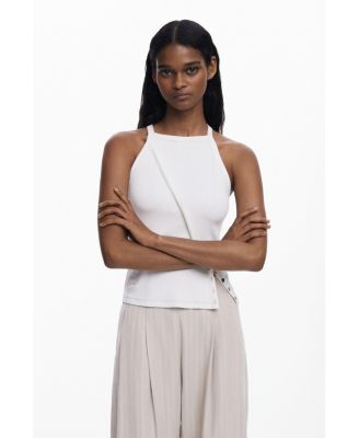 Women's Pleated trousers with waistband