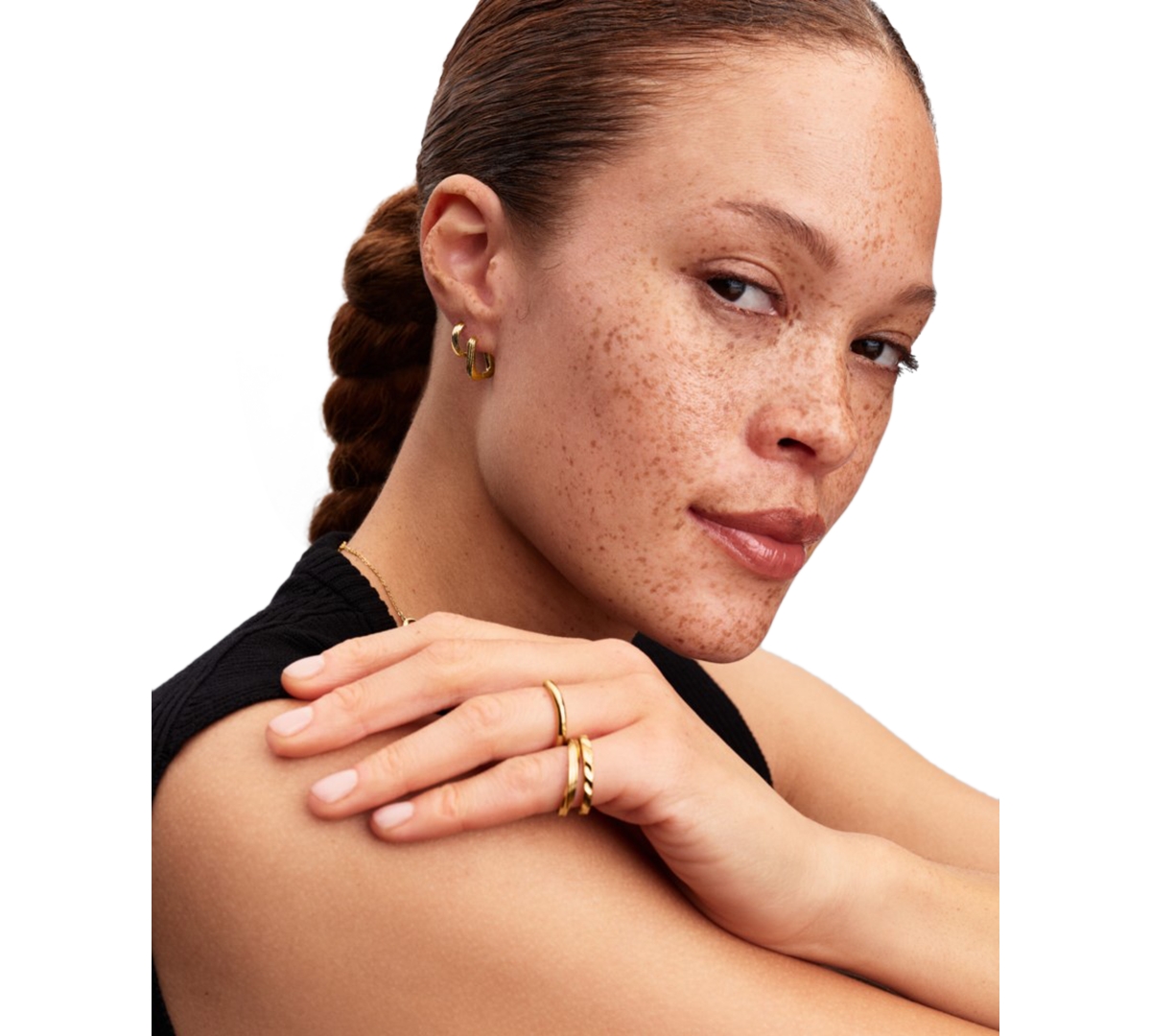 Pandora Twisted Huggie Earrings