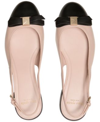 Women's Deco Bow Slingback Pumps