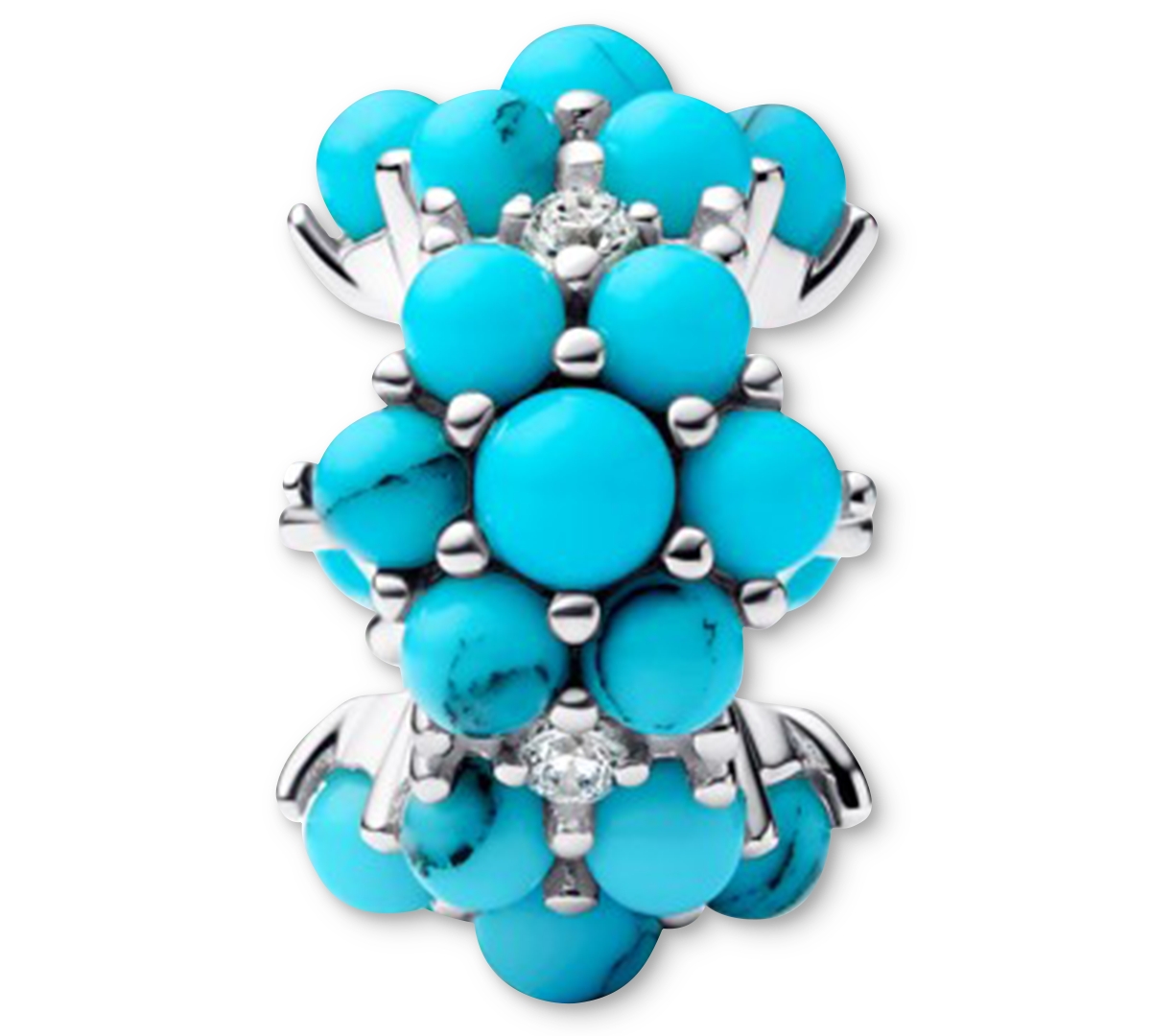 Pandora Turquoise Ocean Charms In Blue
