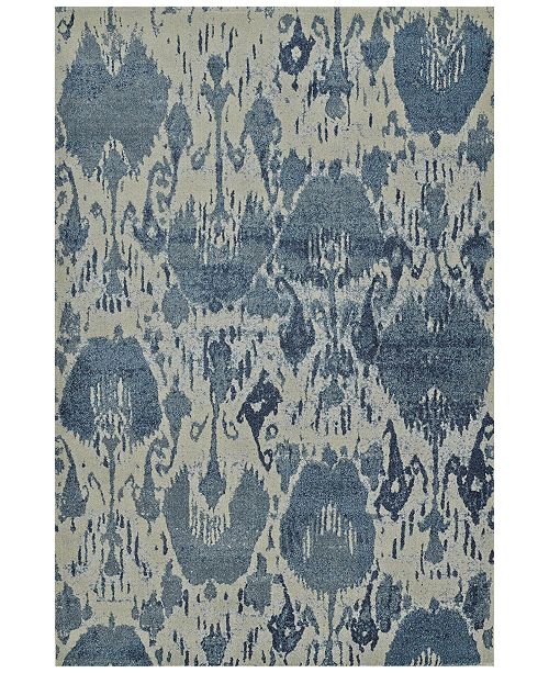 Dalyn Mosaic Ikat Denim Area Rugs Reviews Rugs Macy S