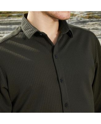 Men's Ribbed-Woven Shirt