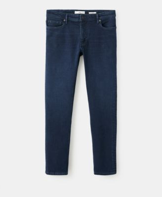 MANGO - Men's Slim Fit Blue Black Jan Jeans