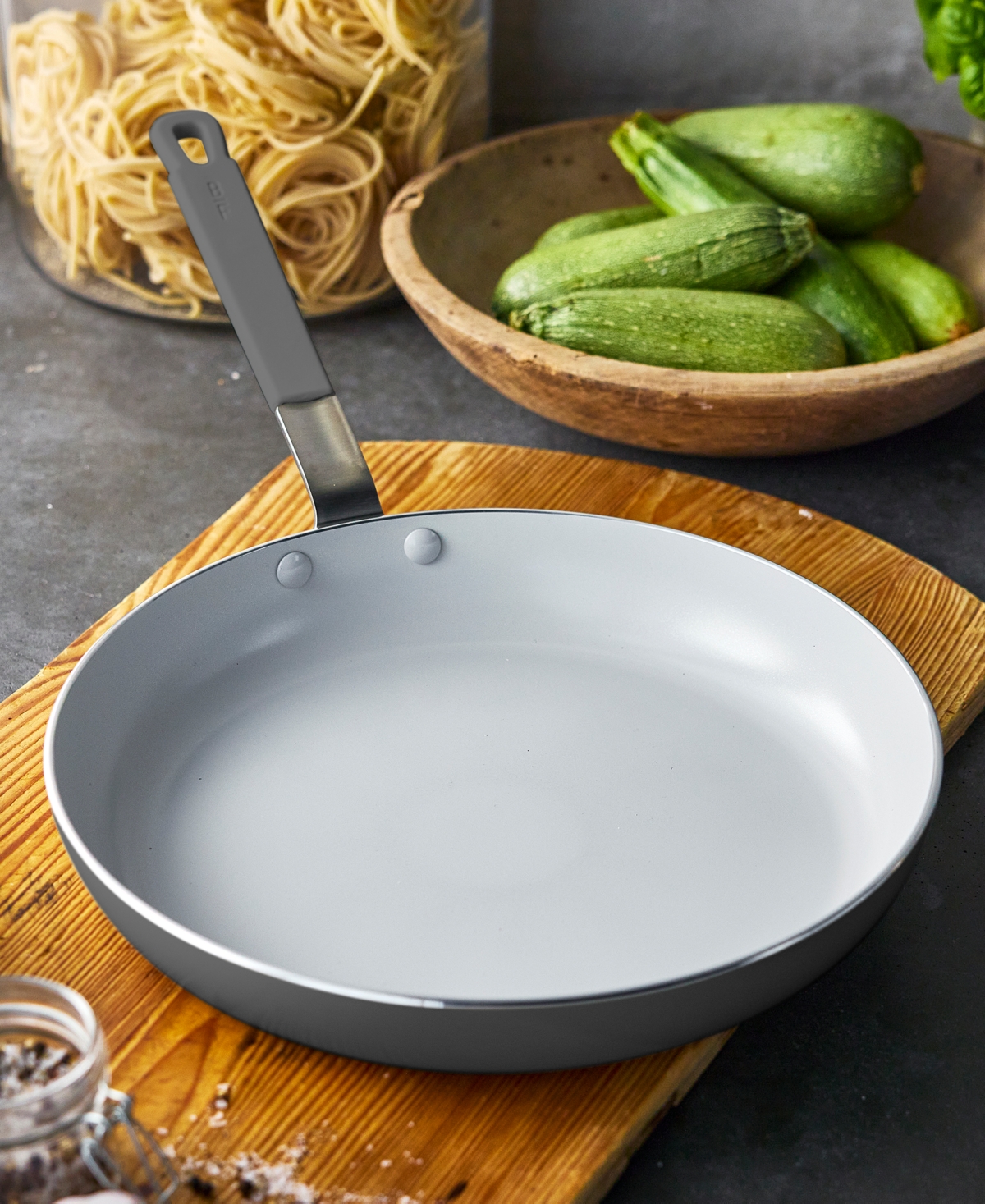 Greenpan Bobby Flay Ceramic Nonstick 12" Frypan In Gray