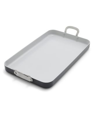 GreenPan - Bobby Flay Ceramic Nonstick Double 11" Burner Griddle