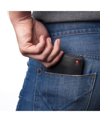 Mens Commuter RFID Bifold Wallet 2 ID Windows Divided Bill Section