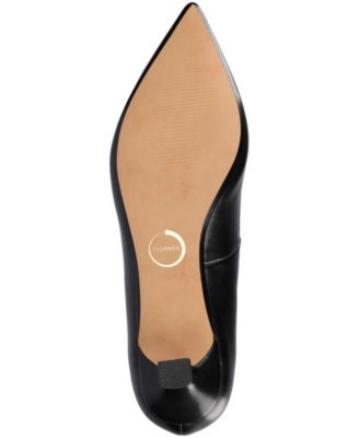 Women's Pammie Pointed Toe Kitten Heel Dress Pumps