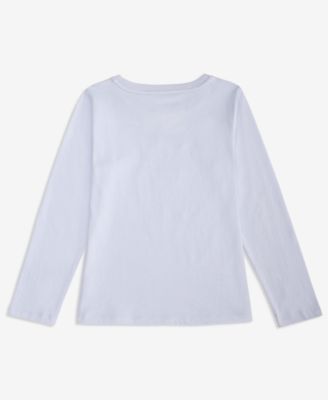 Girls' 5-20 Cat Graphic Long-Sleeve T-Shirt, Macy's Exclusive