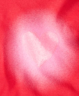 Girls' Toddler 2T-4T Heart Mock Neck Sweatshirt, Macy's Exclusive