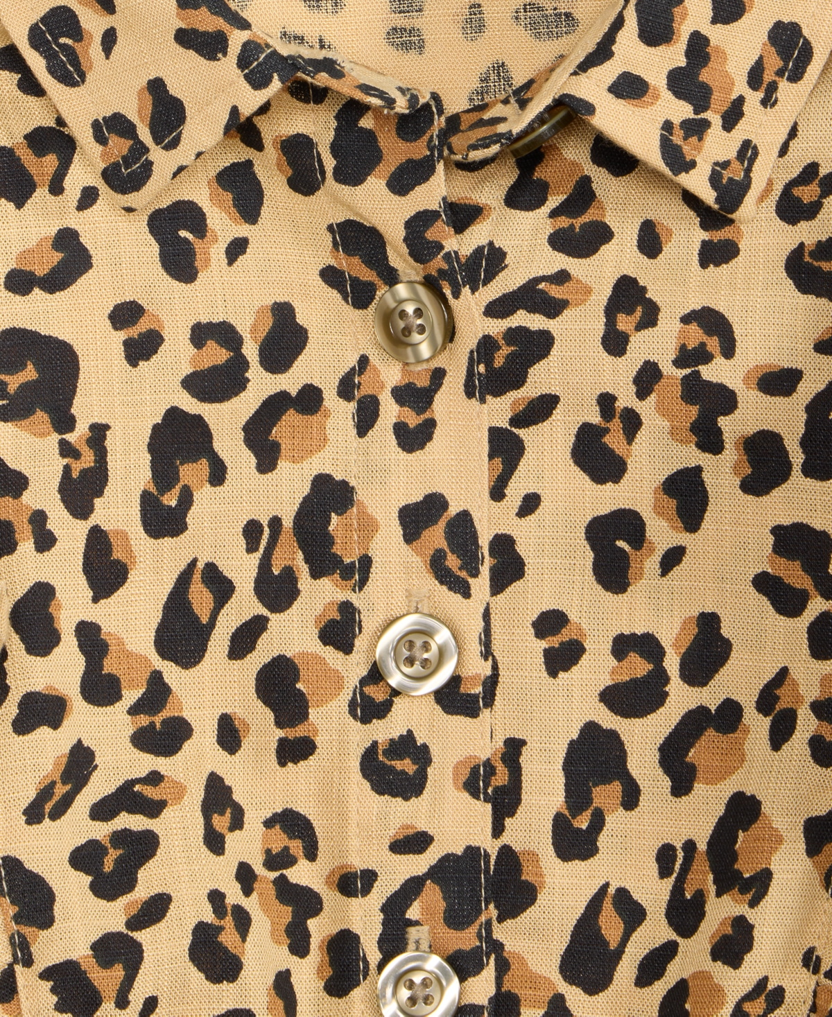 Epic Threads Girls 5-20 Leopard Print Shirt Dress, Macy's Exclusive In Brown