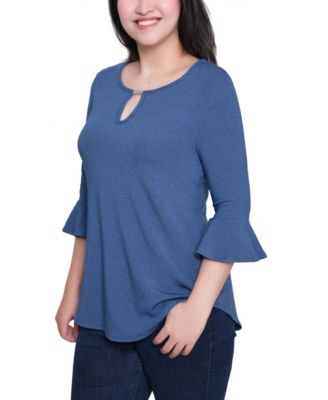Women's 3/4 Bell Sleeve Pullover Top