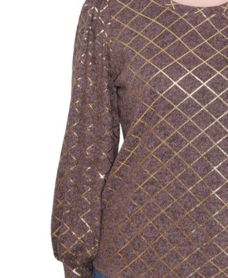 Women's Bishop Sleeve Pullover Top