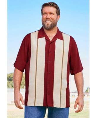 Big & Tall Colorblock Camp Shirt