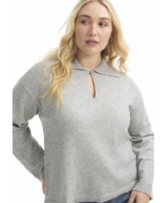 Women's June + Vie Polo Shirt Sweater