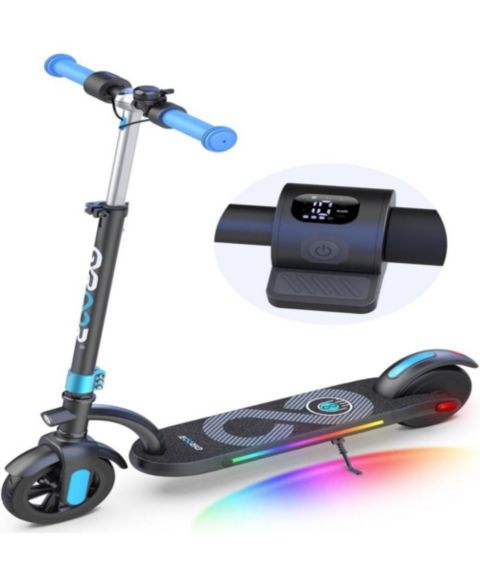 Детская игрушка Everyfun 180W Electric Scooter with Adjustable Height and LED Display, 143 lbs Capacity, Ages 6-12
