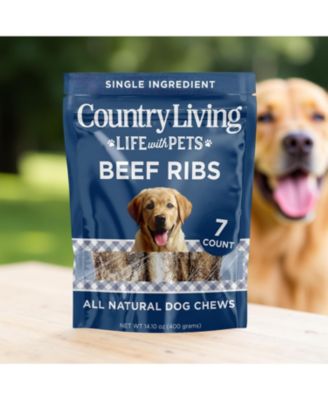 4”-7” Rib Bones Dog Treats – 7 Count Bag – All-Natural