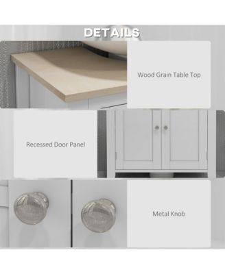 Modern Wall Mounted Bathroom Cabinet with Mirror and Large Storage for Essentials