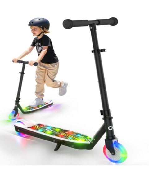 Детская игрушка Everyfun Electric LED-Light Adjustable-Height Scooter, 110 lb Capacity, Ages 3-12