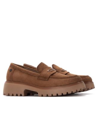 Women's Casual Suede Penny Loafers Refresh Collection By XTI