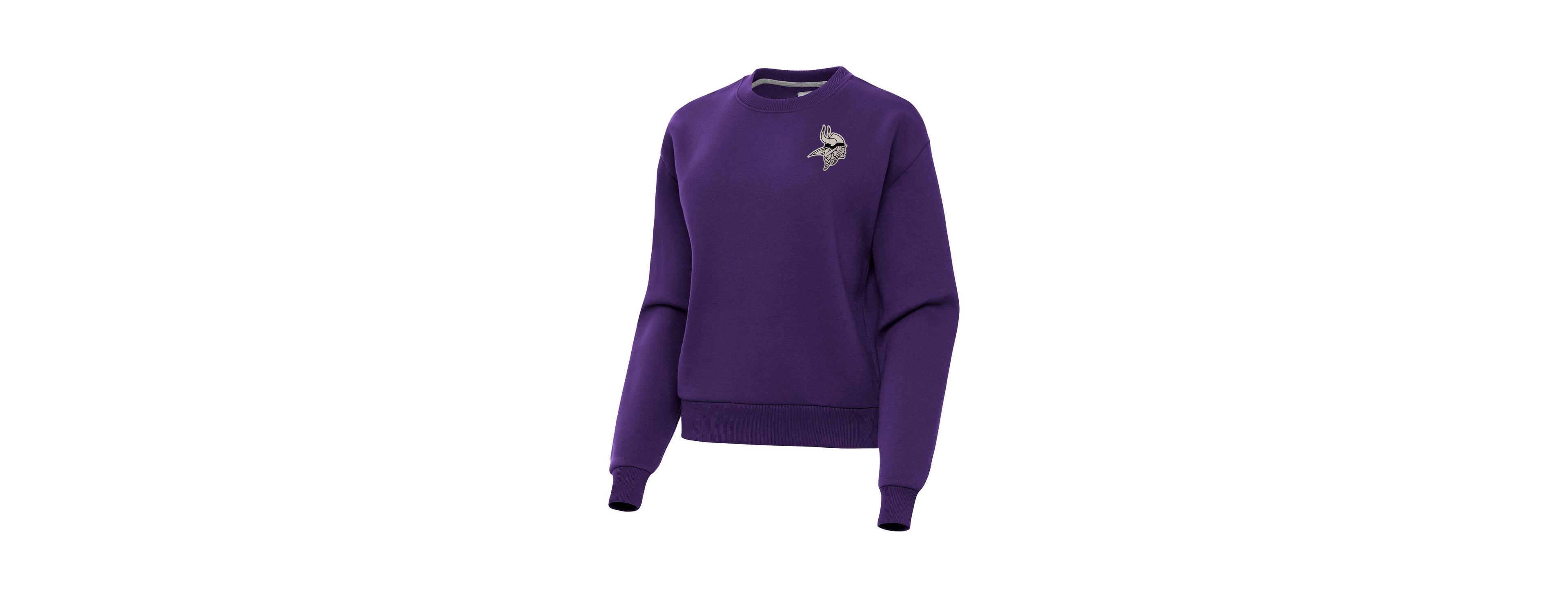 Antigua Women's Purple Minnesota Vikings Victory Pullover Sweatshirt