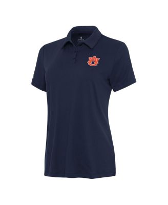 Women's Navy Auburn Tigers Reprocess Polo Shirt