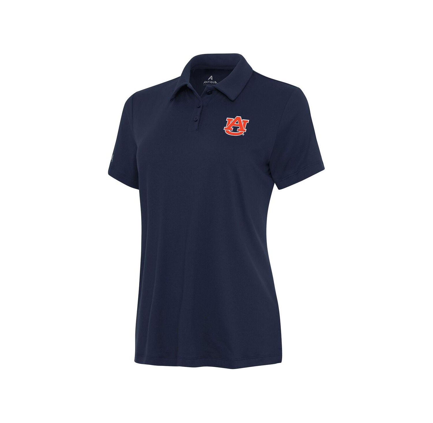 Women's Navy Auburn Tigers Reprocess Polo Shirt