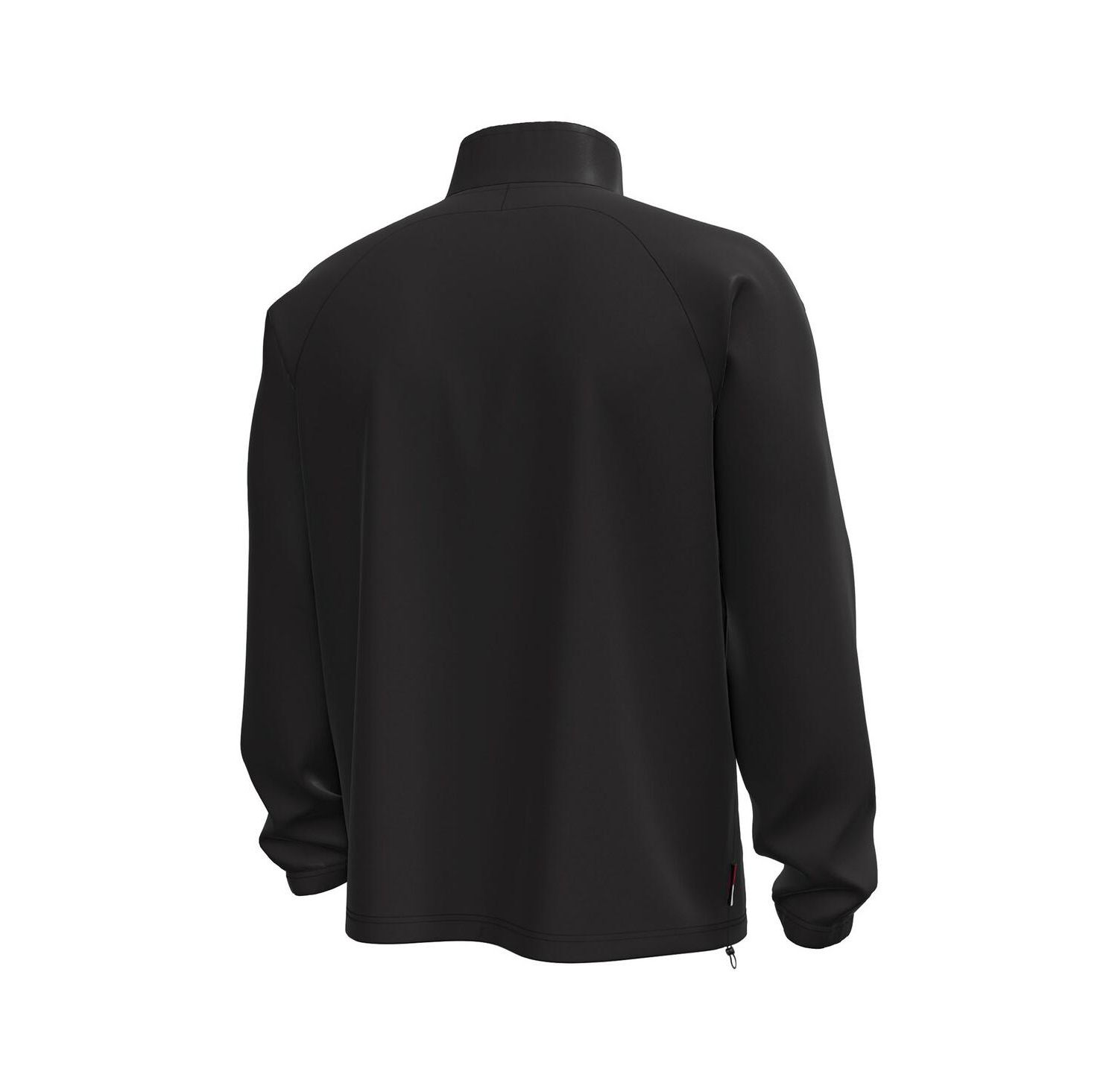 Men's Black Wisconsin Badgers Unstoppable Woven Anorak Half-Zip Jacket