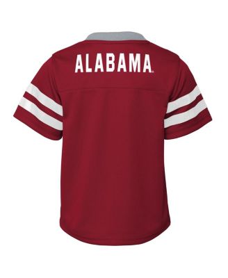 Toddler 2-Piece Crimson/Gray Alabama Crimson Tide Red Zone Two-Piece V-Neck Top and Pants Set