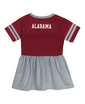 Toddler Red/Gray Alabama Crimson Tide Stadium Lights Fashion Jersey Dress