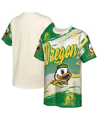 Outerstuff - Big Boys and Girls Cream Oregon Ducks Make Noise T-Shirt