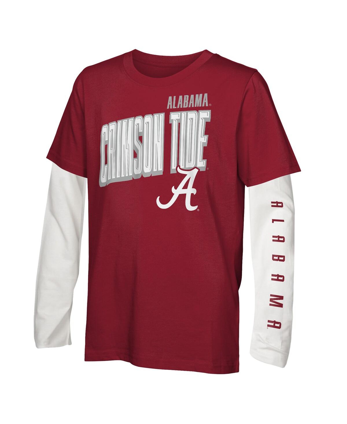 Outerstuff Preschool Alabama Crimson Tide Mix 3-in-1 Combo T-shirt Set In Red