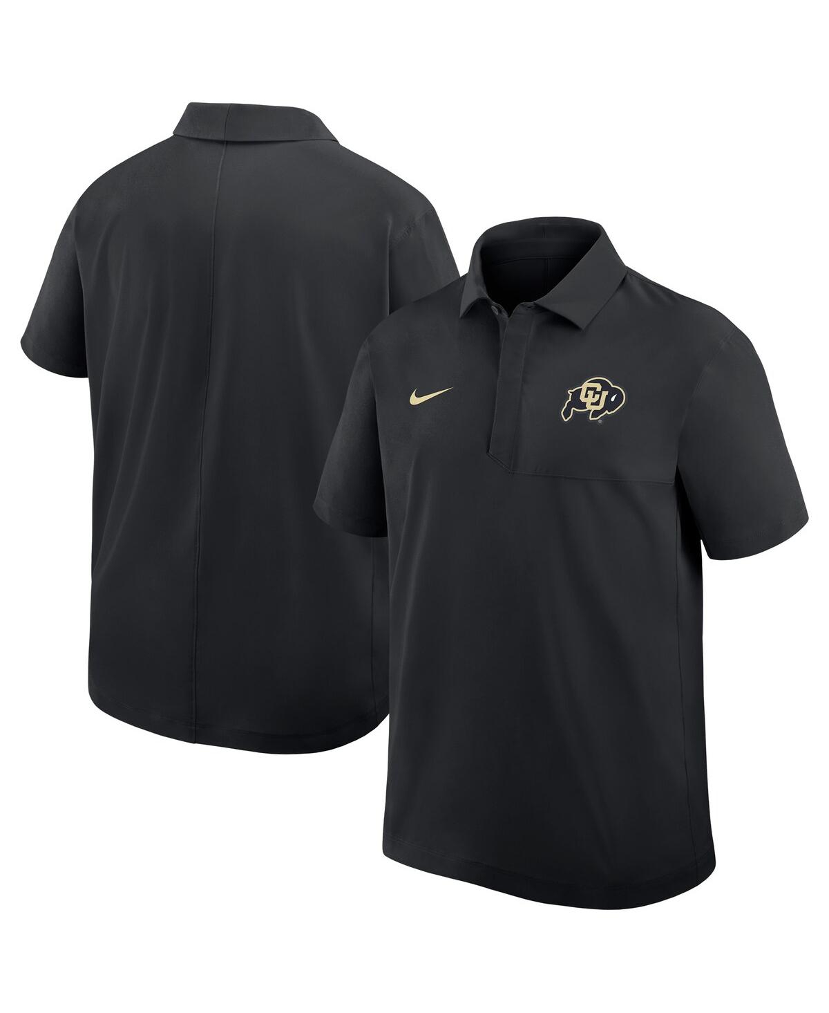 Nike Black Colorado Buffaloes Victory Solid Performance Polo In Black