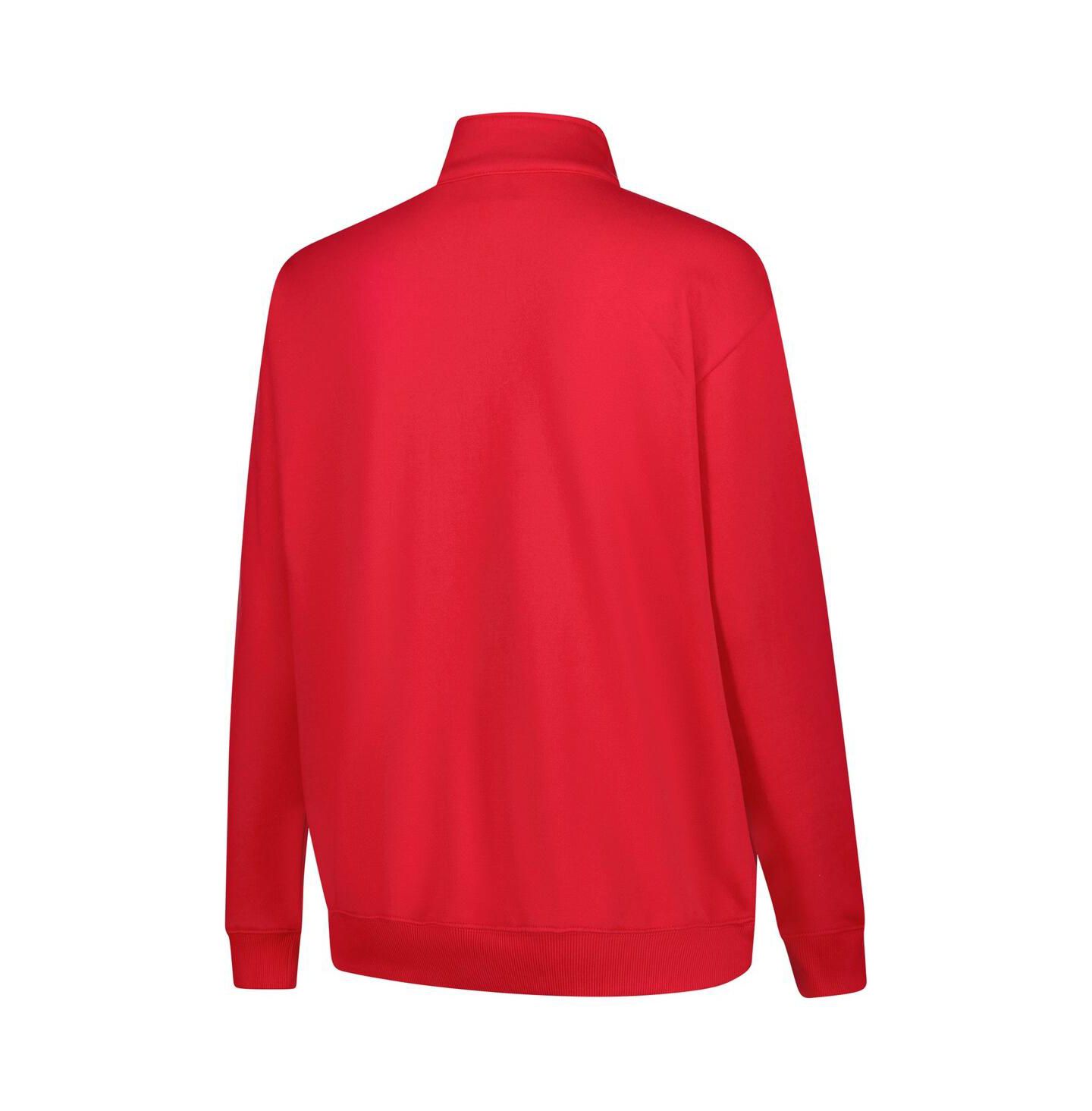 Женский свитер Fanatics Scarlet/Gray Ohio State Buckeyes Plus Size Quarter-Zip Pullover — фото 2